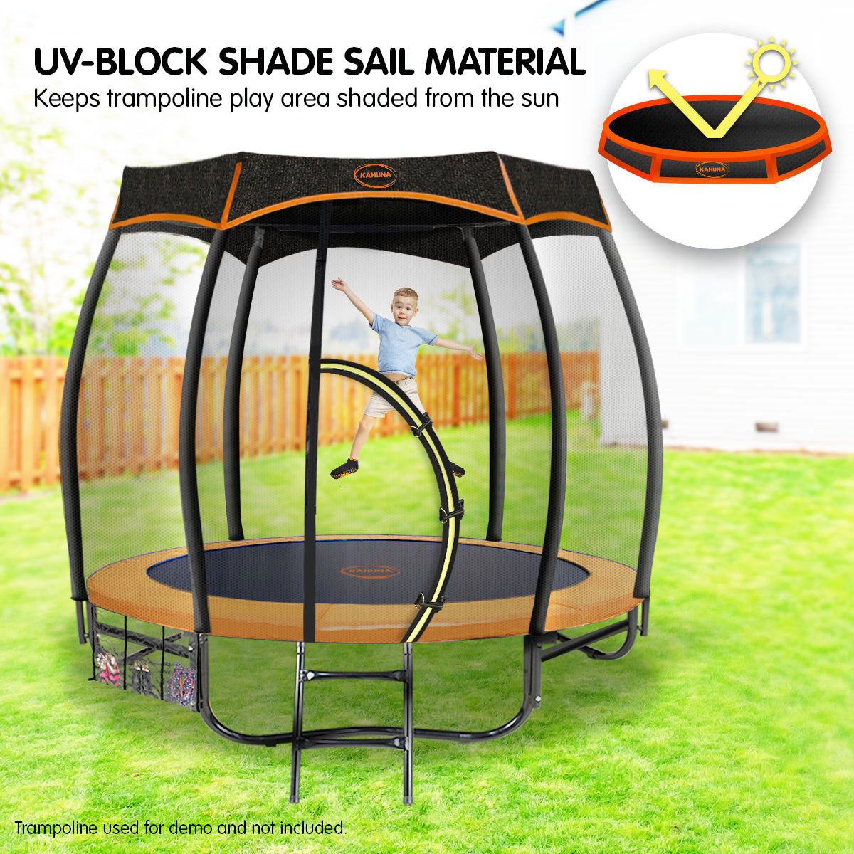8ft Removable Twister Trampoline Roof Shade Cover