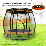 8ft Removable Twister Trampoline Roof Shade Cover