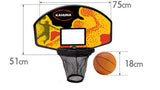 Trampoline Basketball Ring Set with Mini Ball and Pump