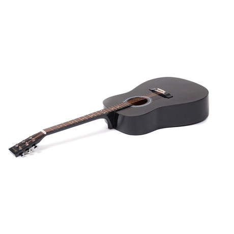 41in Acoustic Wooden Guitar with Bag - Black