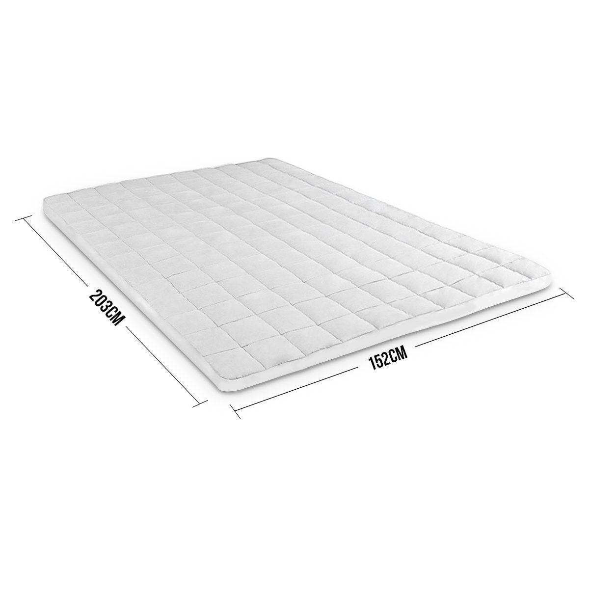 Weighted Blanket Heavy Quilt Doona Queen 9Kg -White