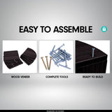 5 Tier Corner Wall Shelf Display Shelves Dvd Book Storage Rack Floating Mounted - Black