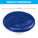 Yoga Stability Disc Home Gym Pilates Balance Trainer - Blue