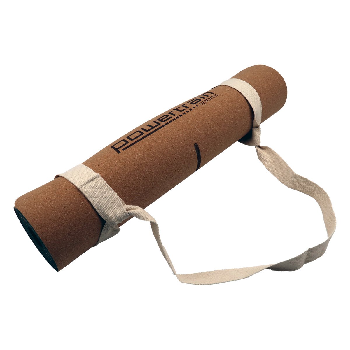 Cork Yoga Mat with Carry Straps Home Gym Pilates - Body Line