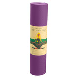 Eco-friendly Dual Layer 6mm Yoga Mat | Royal Purple | Non-slip Surface And Carry Strap For Ultimate Comfort And Portability
