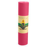 Eco-friendly Dual Layer 6mm Yoga Mat | Pink | Non-slip Surface And Carry Strap For Ultimate Comfort And Portability