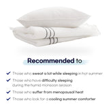 Flua Snow Comforter Set Double Cool Quilt Bedspread BLUE