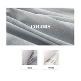Flua Snow Comforter Set Double Cool Quilt Bedspread WHITE