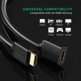 10145 4K 3D HDMI Male to Female Extension Cable 3M