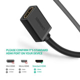 10145 4K 3D HDMI Male to Female Extension Cable 3M
