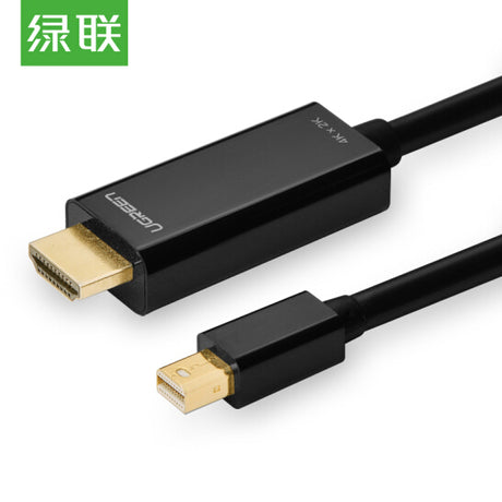Mini DP Male to HDMI Cable Black Support 4K 1.5M (20848)