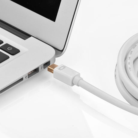 Mini DP Male to HDMI Cable White Support 4K 1.5M (20849)
