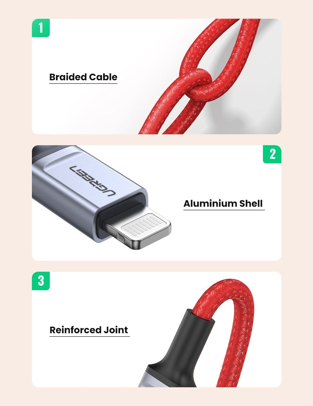 70507 iPhone 8-pin to 3.5mm Adapter