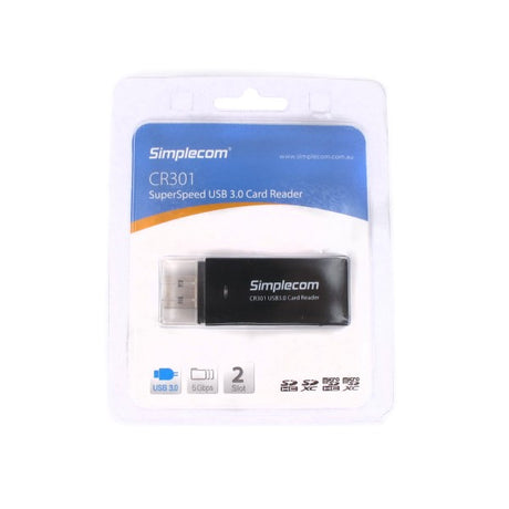 CR301 SuperSpeed USB 3.0 Card Reader 2 Slot