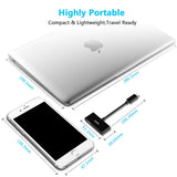 HUB-M03 USB-C To HDMI Adapter(4K@60hz) with 60W PD Charging Port