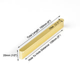 Solid Zinc Furniture Kitchen Bathroom Cabinet Handles Drawer Bar Handle Pull Knob Gold 128mm