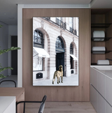 Catwalk - 90cm x 60cm White Framed Artwork