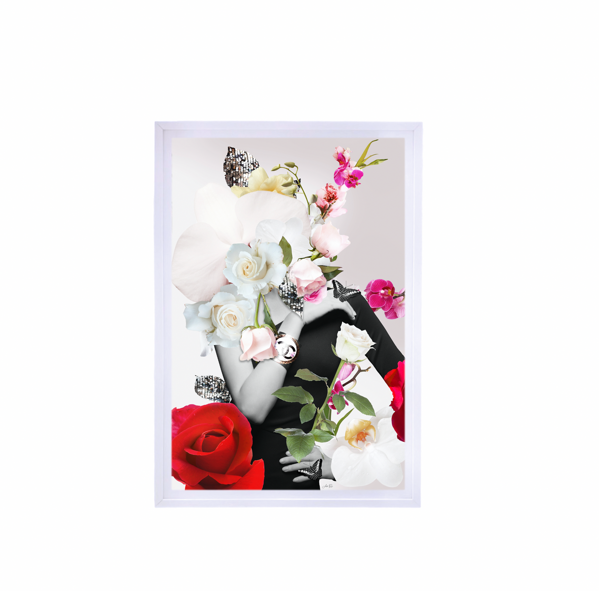 Homegrown - 90cm x 60cm White Framed Artwork