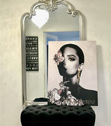 Saint Fashion - 90cm x 60cm White Framed Artwork