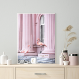 Saint Pink - 90cm x 60cm White Framed Artwork