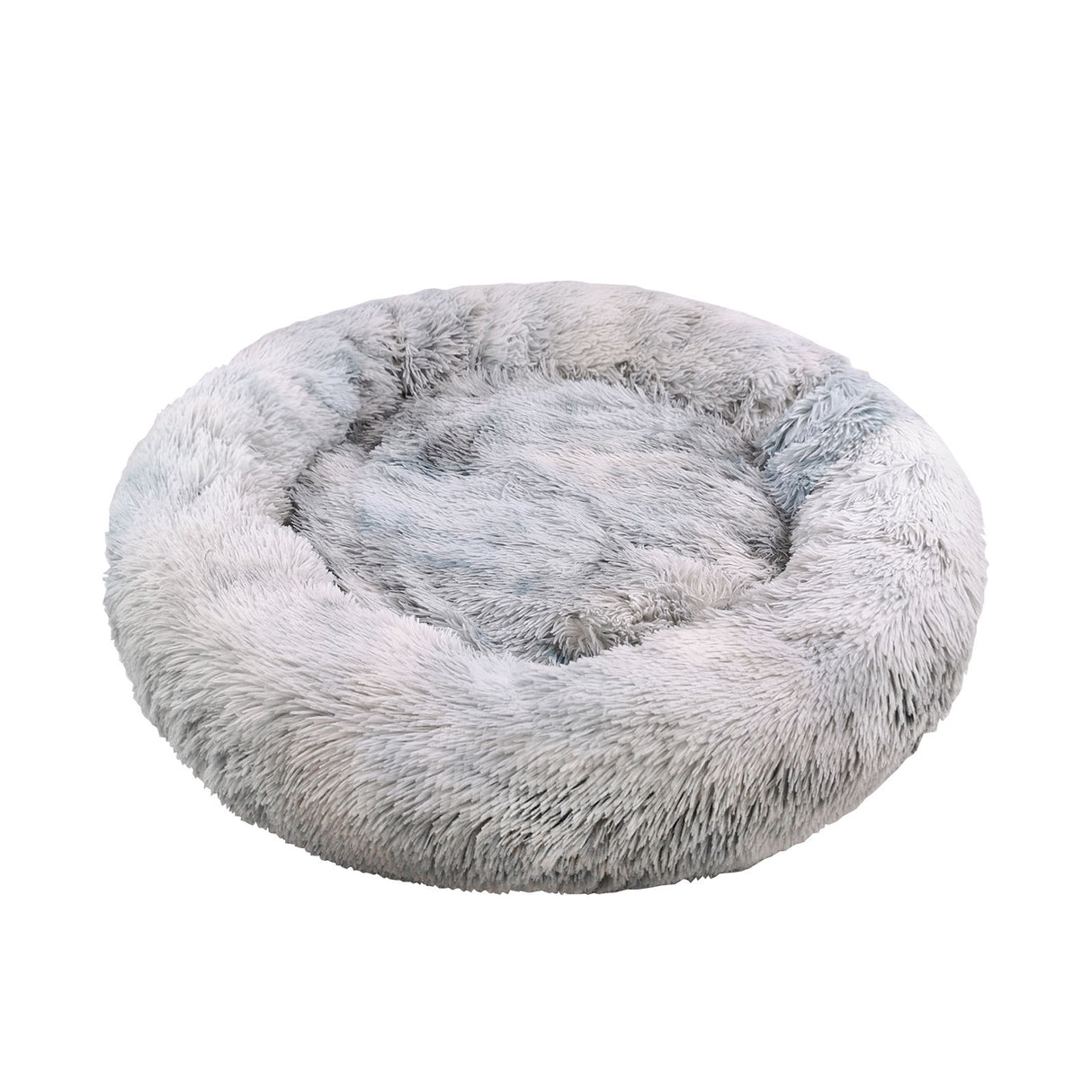 Dog Cat Pet Calming Bed Washable ZIPPER Cover Warm Soft Plush Round Sleeping 100