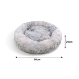 Pet Bed Dog Cat Large Beds Calming Warm Soft Cushion Mattress Plush Comfy 90cm