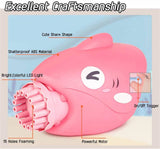 15-Hole Bubble Gun Shark Bubble Machine Automatic Children's Hand-Held Outdoor Toys