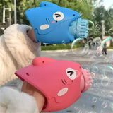 15-Hole Bubble Gun Shark Bubble Machine Automatic Children's Hand-Held Outdoor Toys