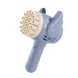 23-Hole Angel Bubble Hammer Gatling Bubble Machine Children's Electric Toy Blue