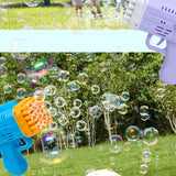 42 Hole Angel Wing Automatic Bubble Blowing Bubble Gun Launcher Toy Yellow