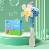 Peppa Pig Windmill Bubble Machine Hand-Held Stick Electric Bubble Toy Blue