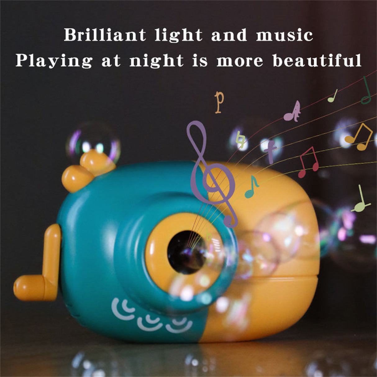 Electric Bubble Machine Rechargeable Children's Hand-held Automatic Camera Soap Water