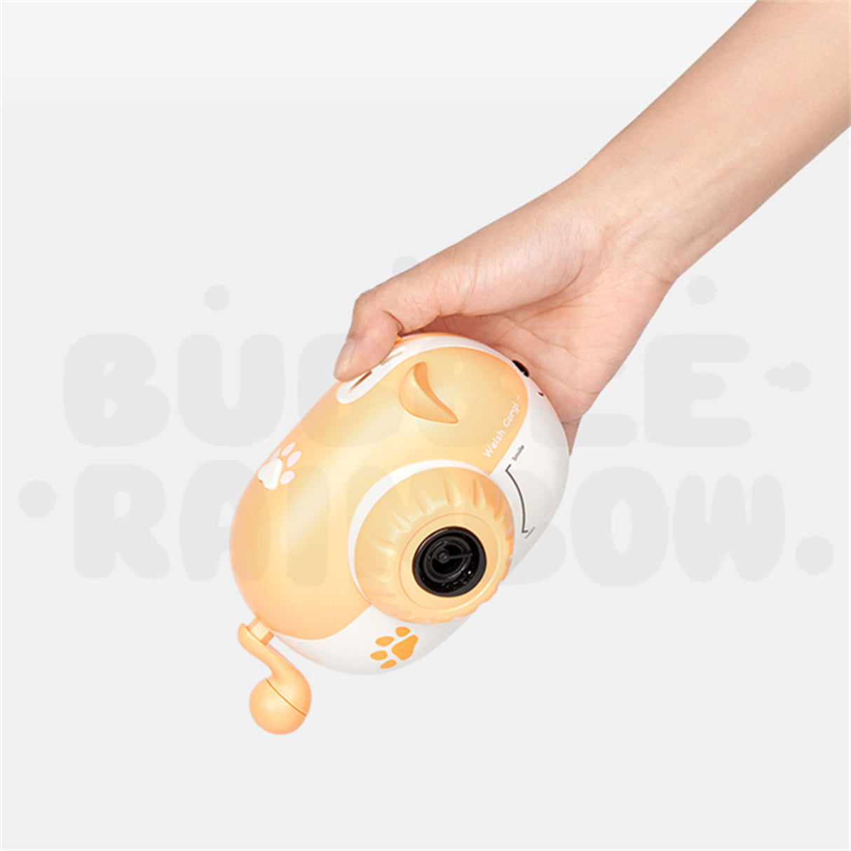 Electric Bubble Machine Rechargeable Children's Hand-held Automatic Camera Soap Water
