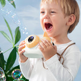 Electric Bubble Machine Rechargeable Children's Hand-held Automatic Camera Soap Water