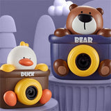 Electric Bubble Machine Children's Hand-held Automatic Baby Camera Soap