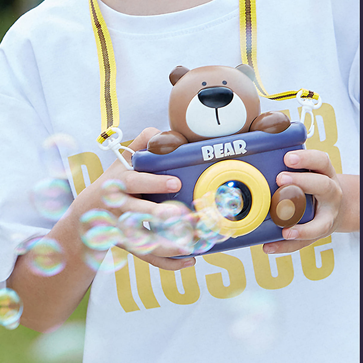 Electric Bubble Machine Children's Hand-held Automatic Baby Camera Soap