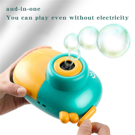 Electric Bubble Machine Children Blowing Bubbles Hand-held Baby Bubble Water Toy