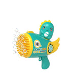 Little Dinosaur 69-Hole Automatic Bubble Gun Toy Outdoor Soap Cartoon Machine
