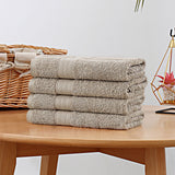 Bath Towel 4 Piece Cotton Hand Towels Set - Sandstone