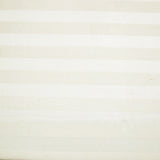 1000TC Self Striped Tailored Quilt Cover Set Ivory King