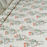 3 Pce Light Weight Comforter Set Queen/King Corbett Floral Coral