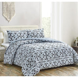 3 Pce Light Weight Microfiber Comforter Set Padini Queen/King D5