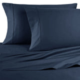 250TC 100% Cotton Sheet Set Queen Navy