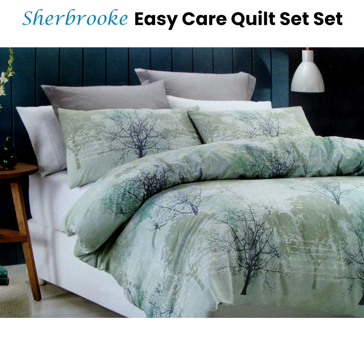 Sherbrooke Forest Easy Care Quilt Cover Set Queen