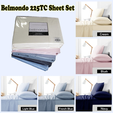 225TC Sheet Set Blush - King