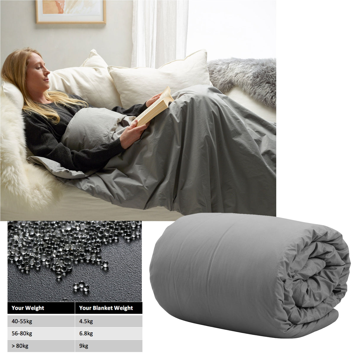 Weighted Calming Blanket 9kg Single