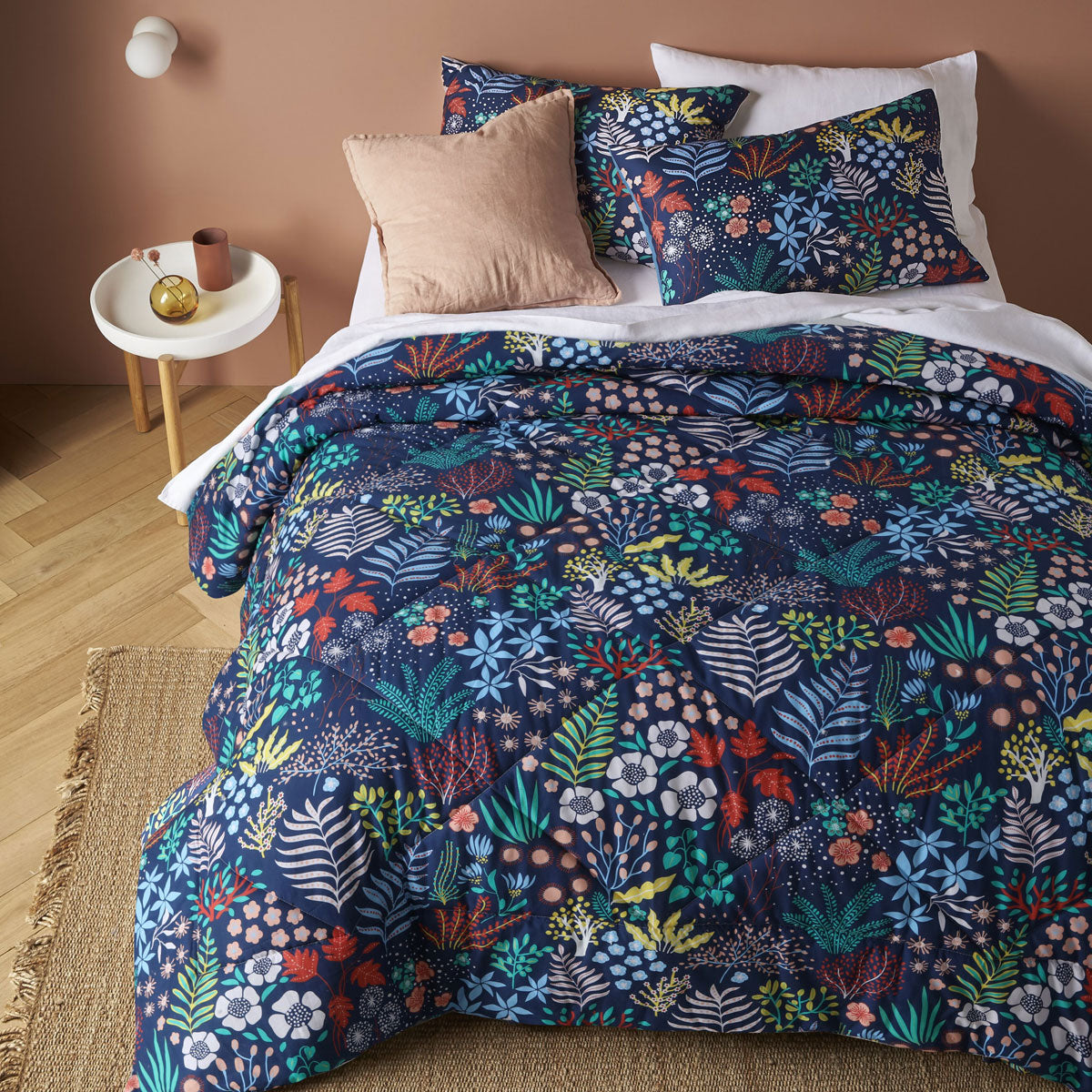Erica Washed Cotton Comforter Set Queen