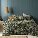 Styx Washed Cotton Printed 3 Piece Comforter Set Queen