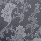 Annabelle Grey Jacquard Quilt Cover Set Double