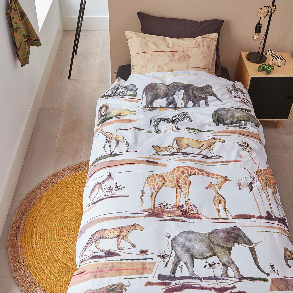 Big Five Natural Cotton Quilt Cover Set Single